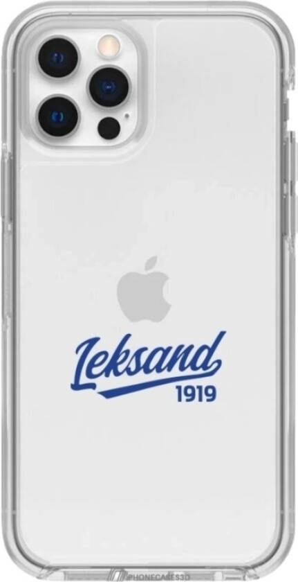 iPhone 12 Leksands IF Clear case -mobildeksel, hvit