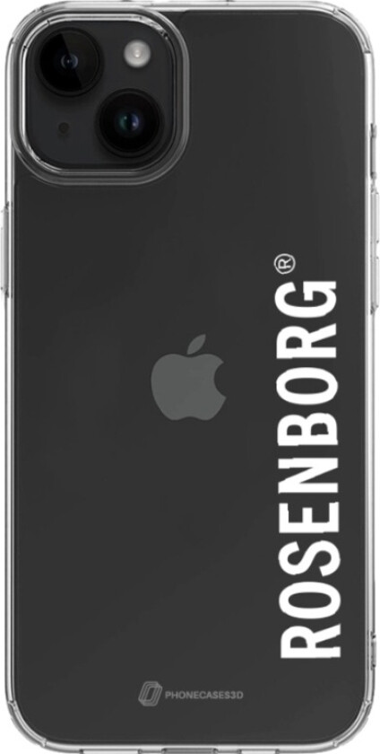 iPhone 15 RBK Clear case -mobildeksel, svart