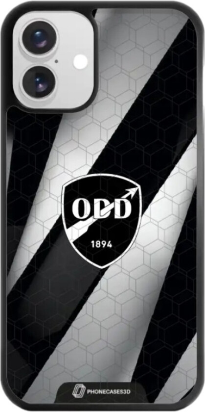 iPhone 16 Plus Odds Ballklubb 3D mobildeksel, svart