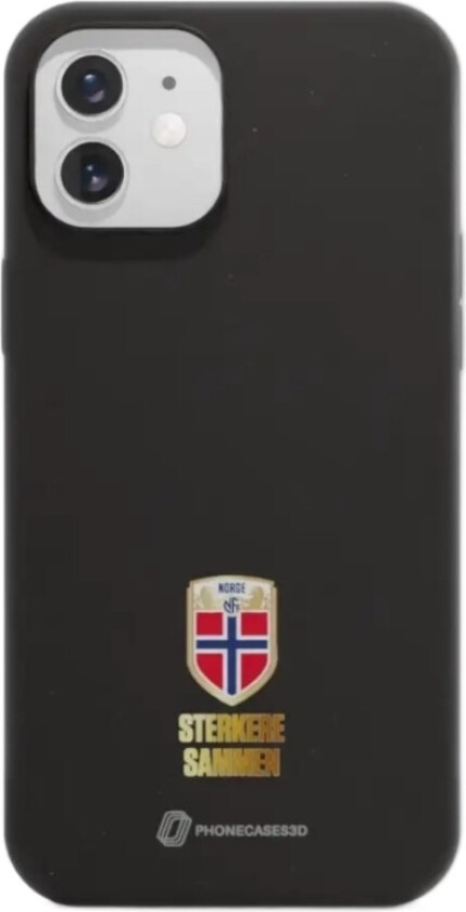 iPhone 12 Norges Fotballforbund komposterbart deksel, svart