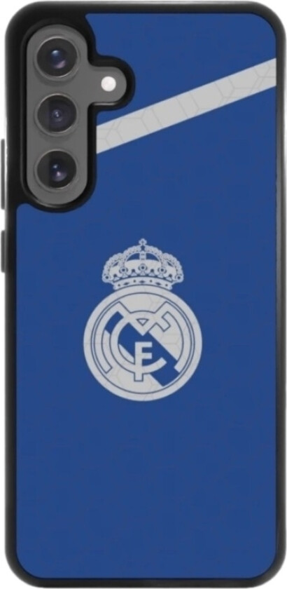 Samsung Galaxy S25+ Real Madrid 3D mobildeksel, svart