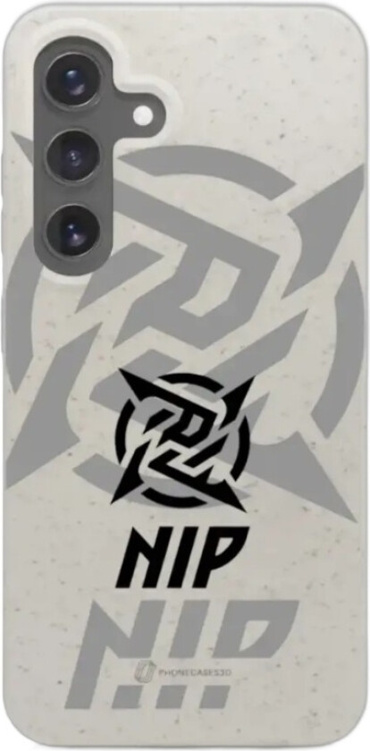 Samsung Galaxy S25 Ninjas in Pyjamas komposterbart deksel, hvit