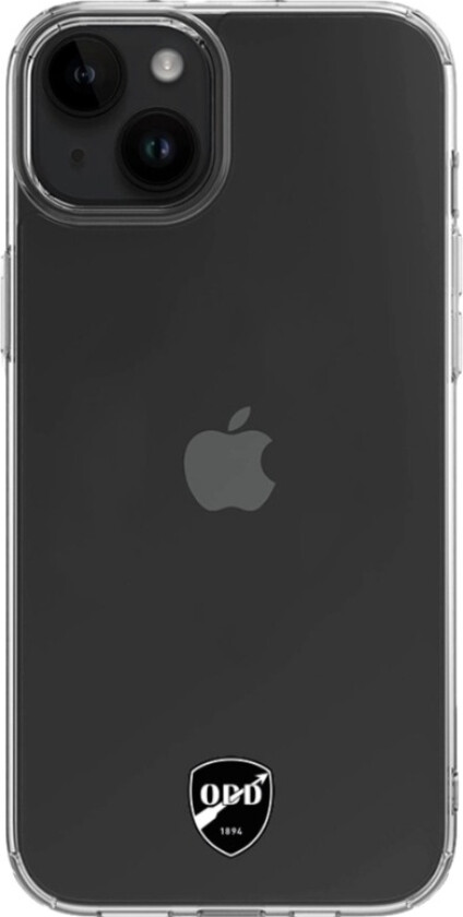 iPhone 15 Odds Ballklubb Clear case -mobildeksel, svart