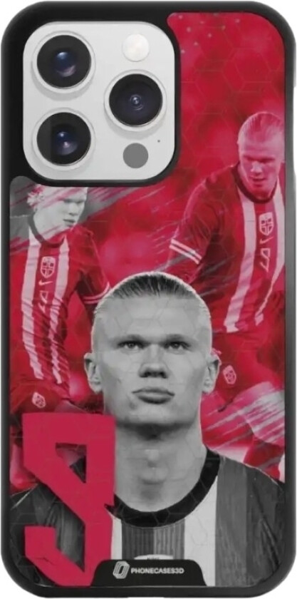 iPhone 16 Pro Norges Fotballforbund 3D mobildeksel, svart