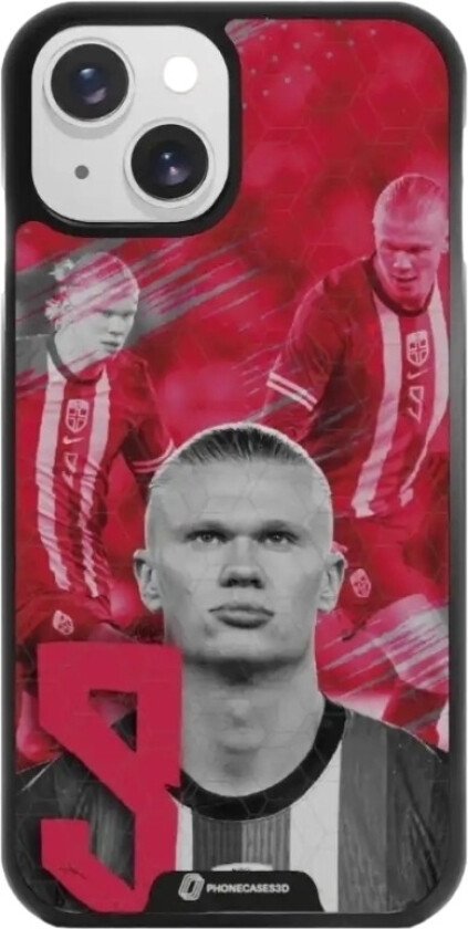iPhone 15 Norges Fotballforbund 3D mobildeksel, svart