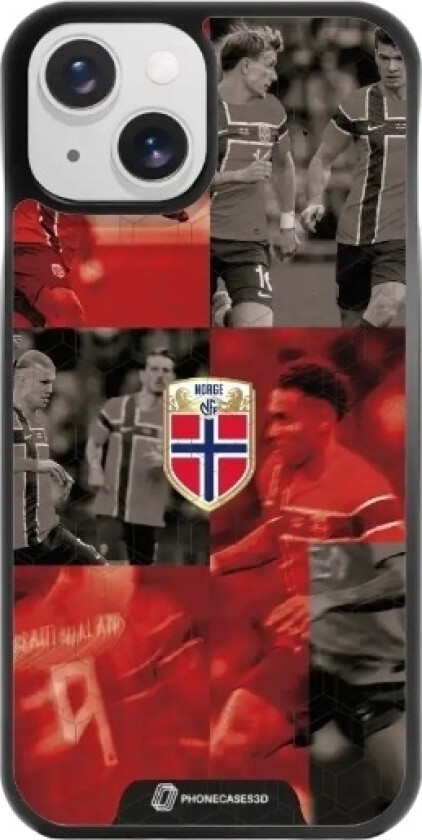 iPhone 15 Norges Fotballforbund 3D mobildeksel