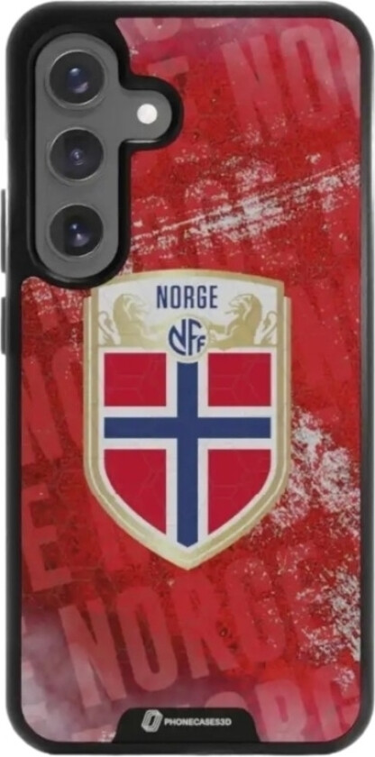 Samsung Galaxy S25 Norges Fotballforbund 3D mobildeksel, svart