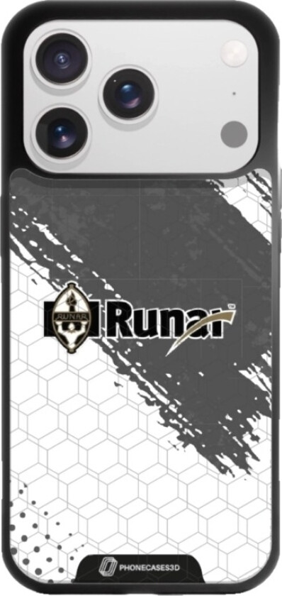 iPhone 17 Pro IL Runar 3D mobildeksel, svart