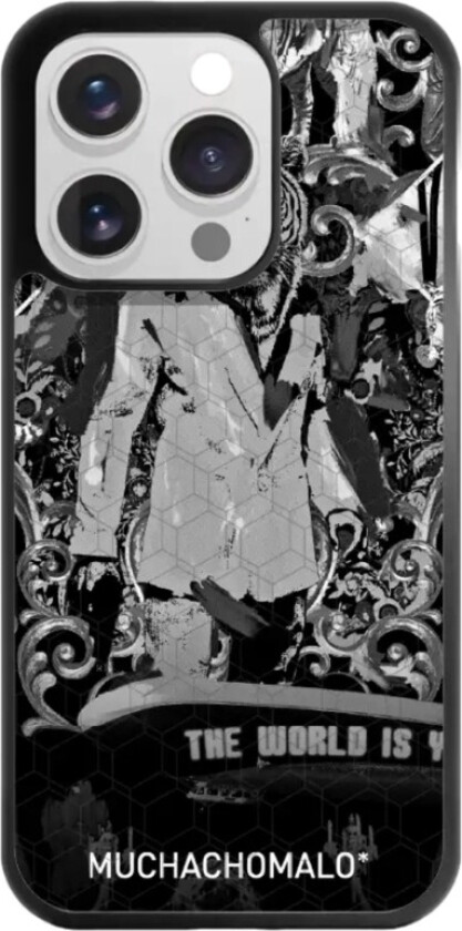 iPhone 16 Pro Muchacho Malo 3D mobildeksel, svart