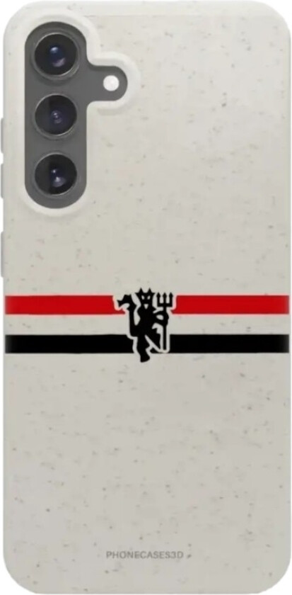 Samsung Galaxy S25+ Manchester United FC komposterbart deksel, hvit