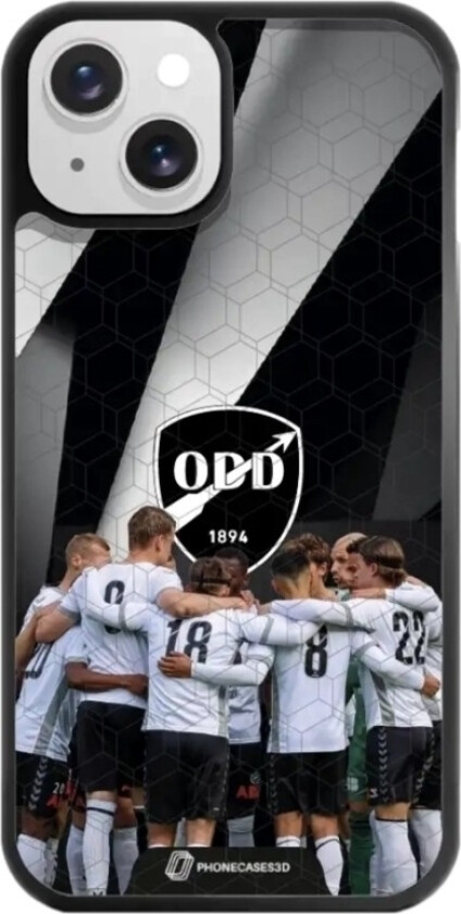 iPhone 13 Odds Ballklubb 3D mobildeksel, svart