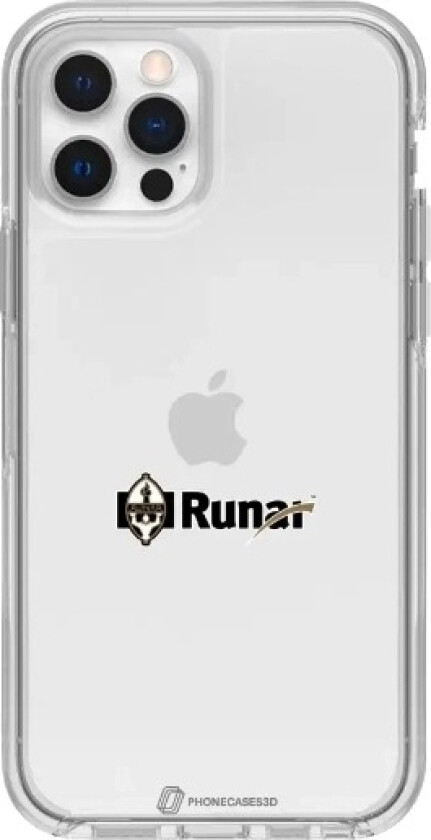iPhone 12 IL Runar Clear case -mobildeksel, hvit