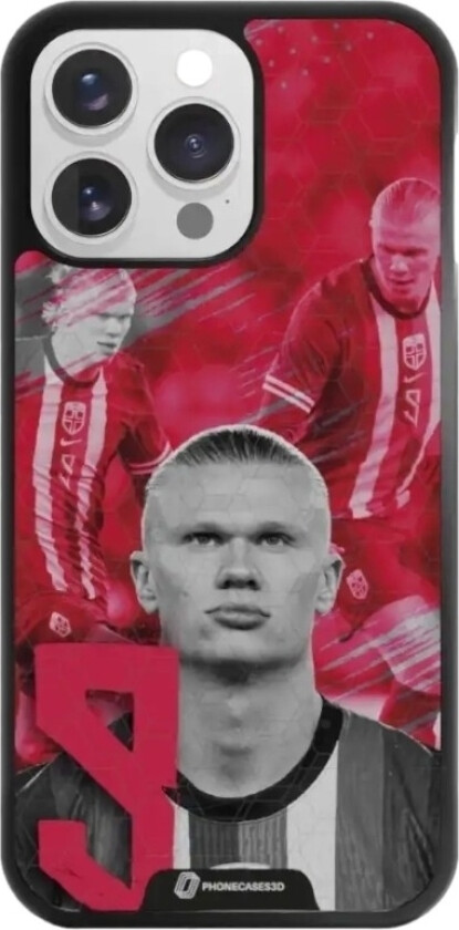 iPhone 16 Pro Max Norges Fotballforbund 3D mobildeksel, svart