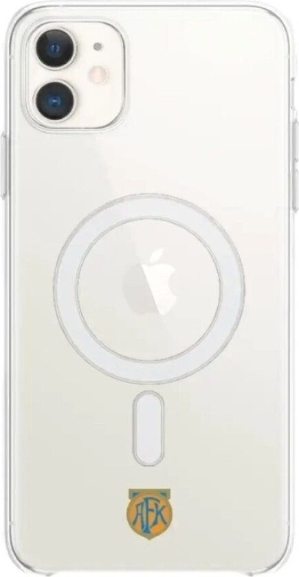 iPhone 11 Aalesunds FK Clear case (MagSafe) -mobildeksel, hvit
