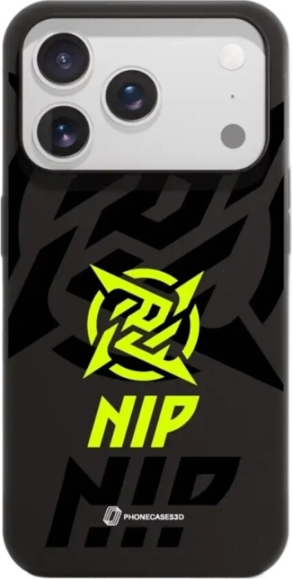iPhone 17 Pro Ninjas in Pyjamas komposterbart deksel, svart