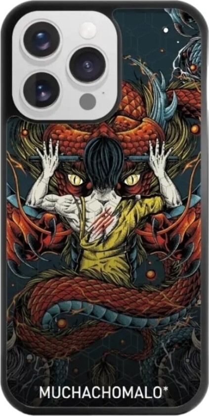 iPhone 13 Pro Muchacho Malo 3D mobildeksel, svart