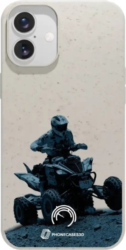 iPhone 16 Plus Norges Motorsportforbund komposterbart deksel, hvit
