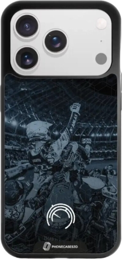 iPhone 17 Pro Norges Motorsportforbund 3D mobildeksel, svart