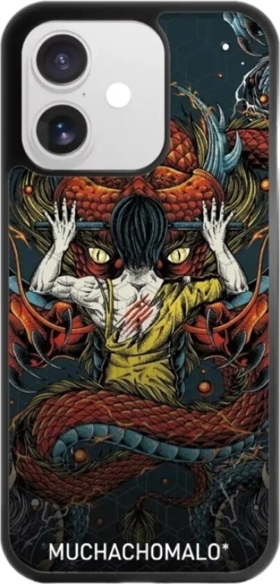 iPhone 17 Muchacho Malo 3D mobildeksel, svart