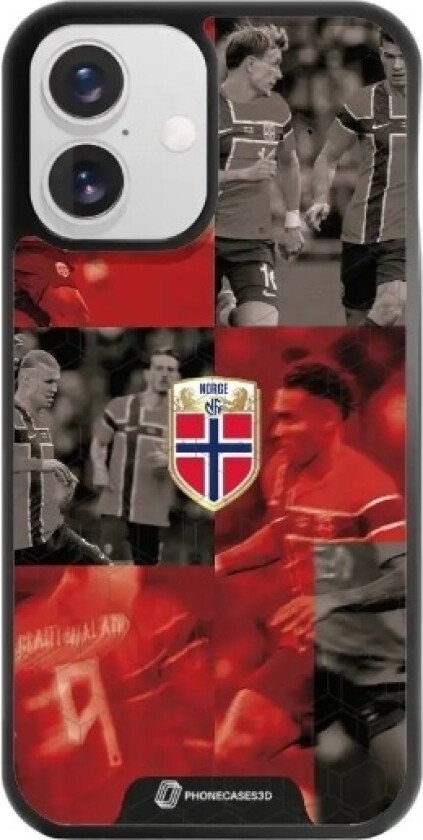 iPhone 16 Norges Fotballforbund 3D mobildeksel
