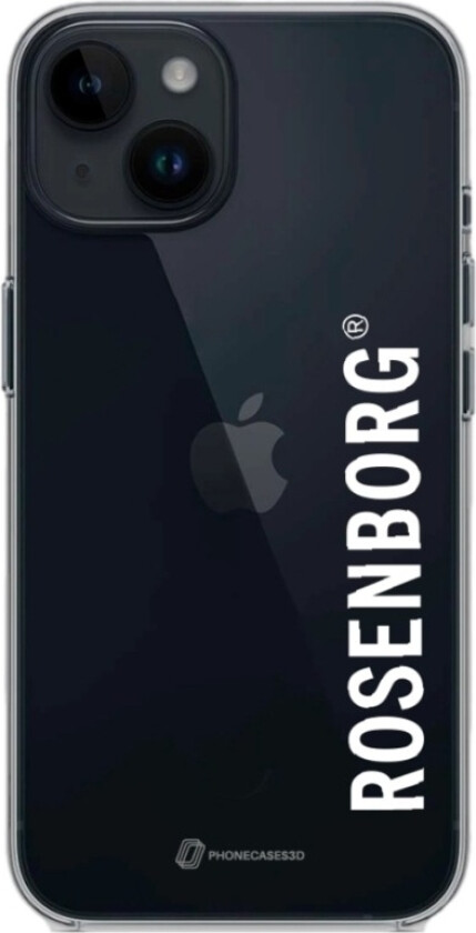 iPhone 14 RBK Clear case -mobildeksel, svart