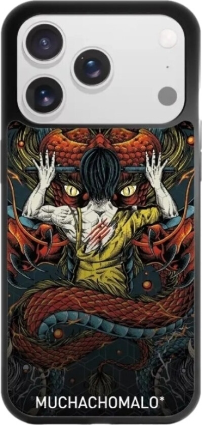 iPhone 17 Pro Muchacho Malo 3D mobildeksel, svart