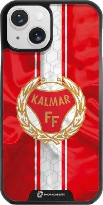 iPhone 15 Kalmar FF 3D mobildeksel, svart