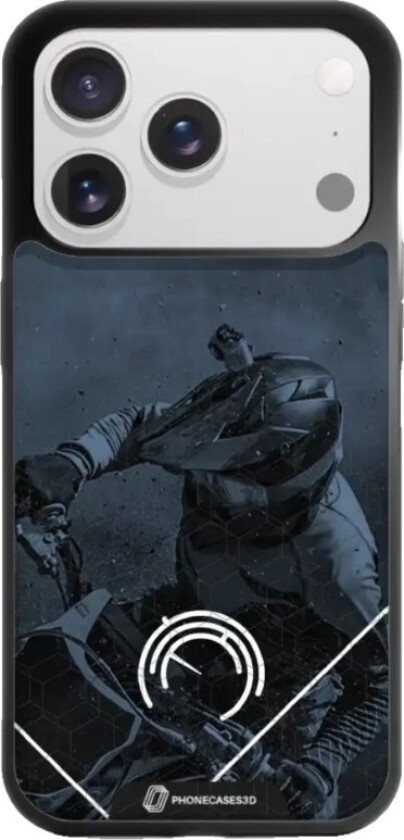 iPhone 17 Pro Max Norges Motorsportforbund 3D mobildeksel, svart