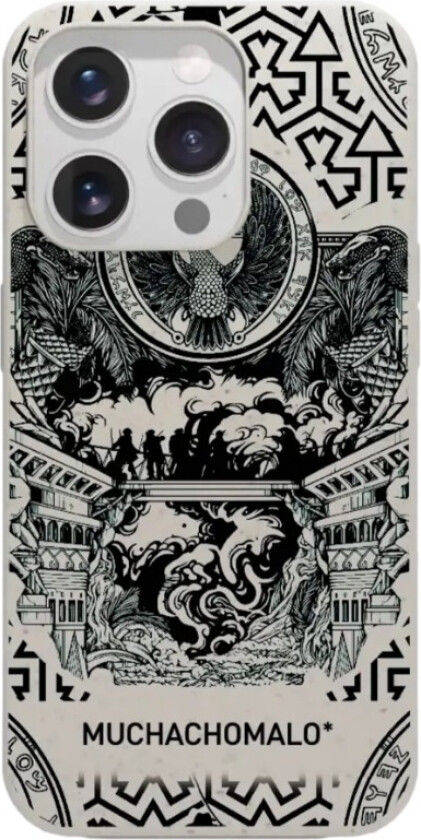 iPhone 15 Pro Muchacho Malo komposterbart deksel, hvit