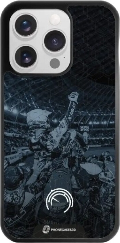 iPhone 15 Pro Norges Motorsportforbund 3D mobildeksel, svart