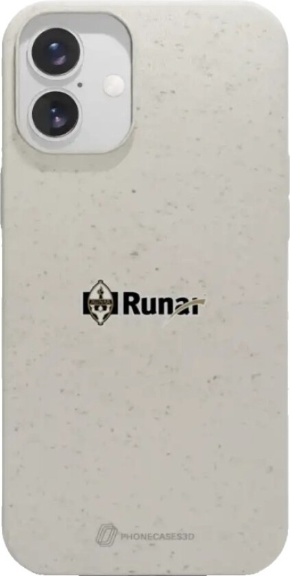 iPhone 16 Plus IL Runar komposterbart deksel, hvit
