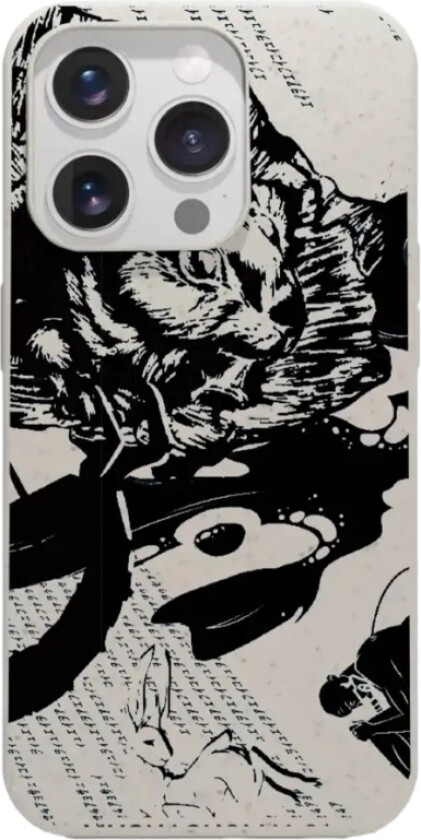iPhone 15 Pro Muchacho Malo komposterbart deksel, hvit