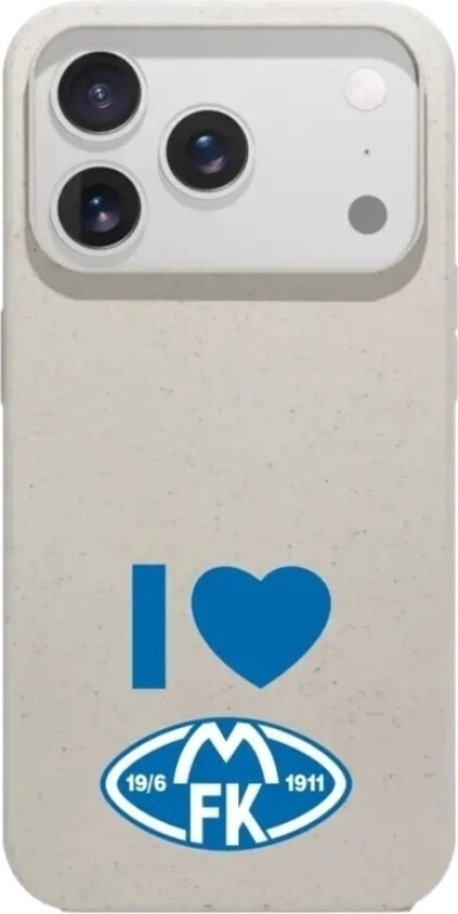 iPhone 17 Pro Molde FK komposterbart deksel, hvit