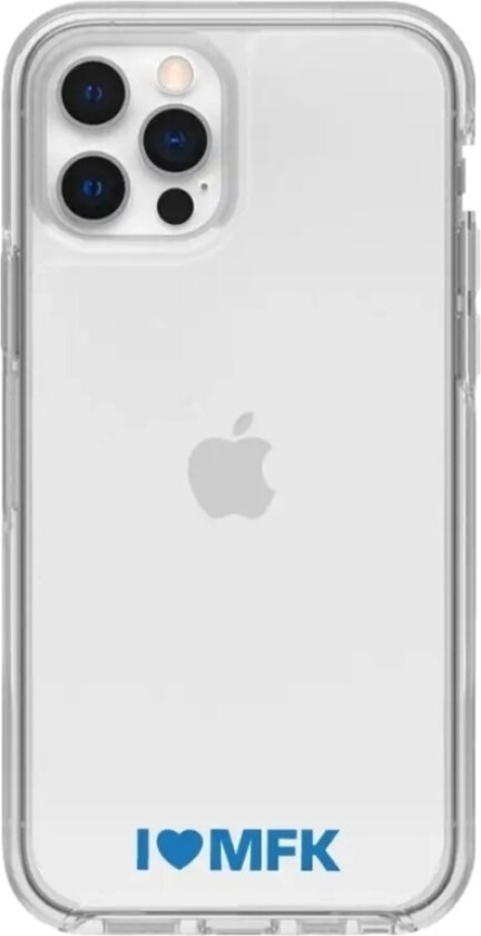 iPhone 12 Molde FK Clear case -mobildeksel, hvit