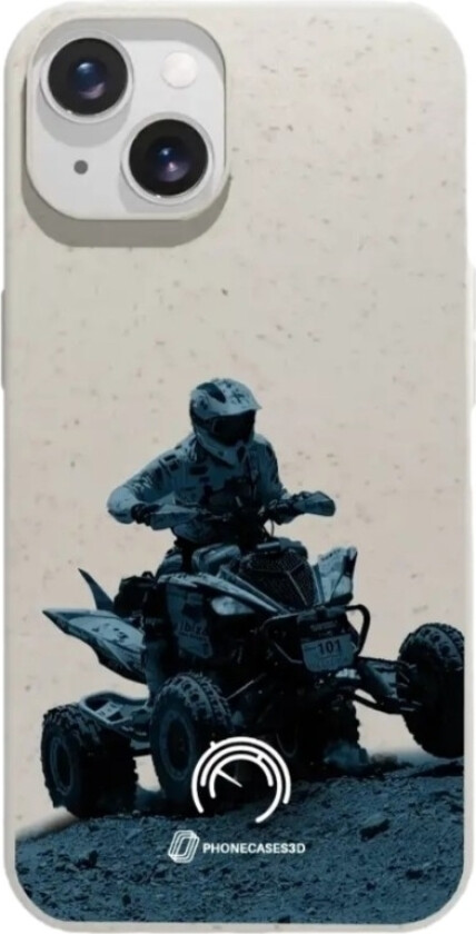 iPhone 14 Norges Motorsportforbund komposterbart deksel, hvit