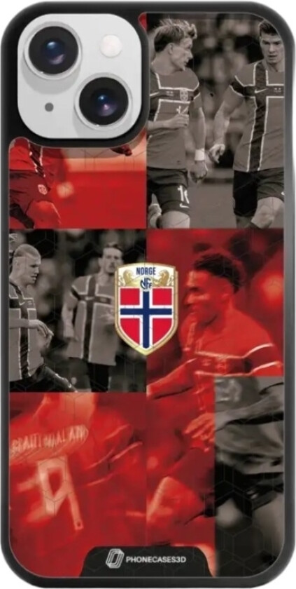 iPhone 14 Norges Fotballforbund 3D mobildeksel