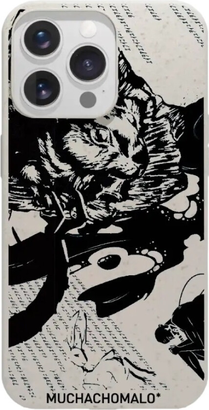 iPhone 13 Pro Muchacho Malo komposterbart deksel, hvit
