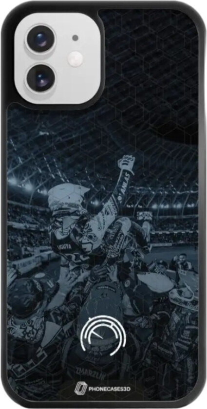 iPhone 12 Norges Motorsportforbund 3D mobildeksel, svart