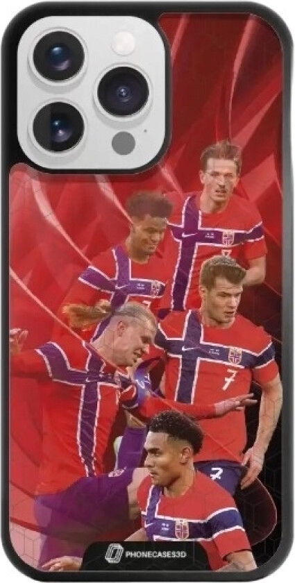 iPhone 13 Pro Norges Fotballforbund 3D mobildeksel