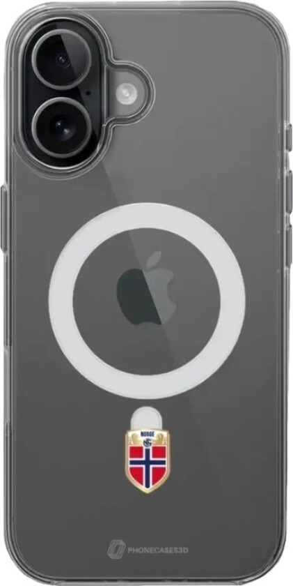 iPhone 17 Norges Fotballforbund Clear case (MagSafe) -mobildeksel, svart