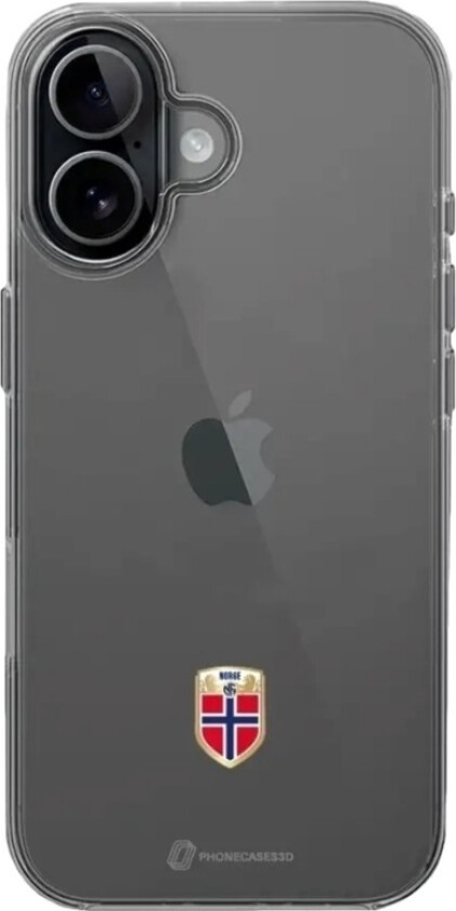 iPhone 17 Norges Fotballforbund Clear case -mobildeksel, svart