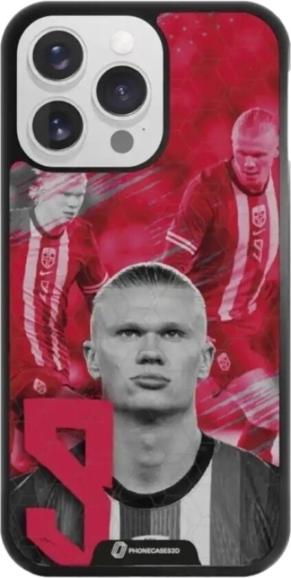 iPhone 13 Pro Norges Fotballforbund 3D mobildeksel, svart