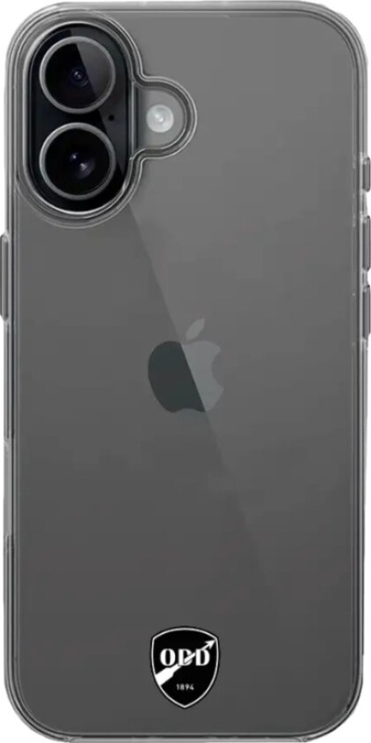 iPhone 17 Odds Ballklubb Clear case -mobildeksel, svart