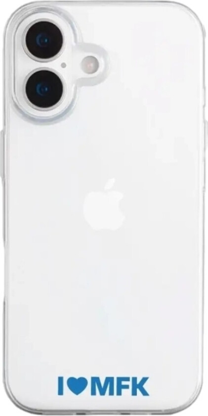 iPhone 17 Molde FK Clear case -mobildeksel, hvit
