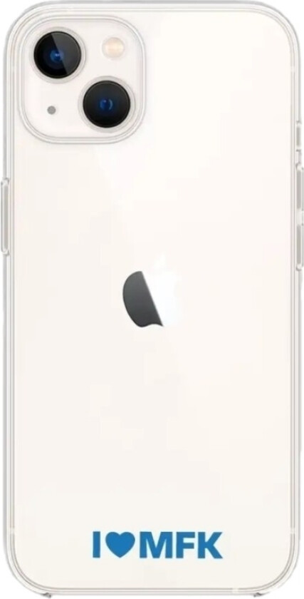 iPhone 13 Molde FK Clear case -mobildeksel, hvit