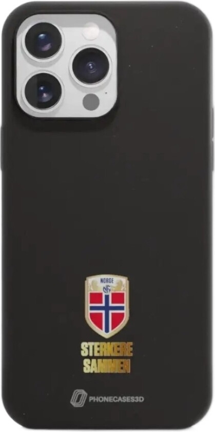 iPhone 16 Pro Max Norges Fotballforbund komposterbart deksel, svart