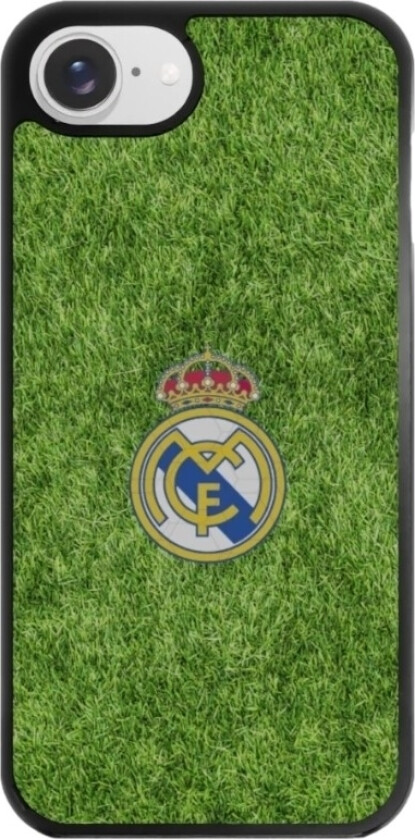 iPhone 16e Real Madrid 3D mobildeksel, svart