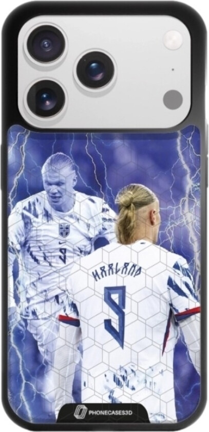 iPhone 17 Pro Max Norges Fotballforbund 3D mobildeksel, svart