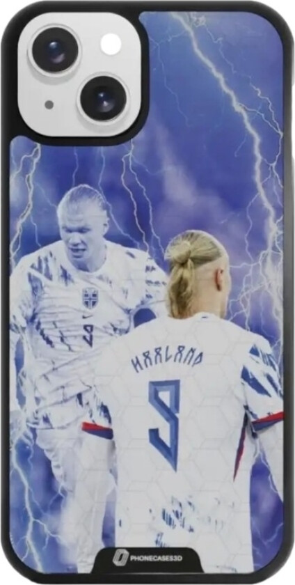 iPhone 13 Norges Fotballforbund 3D mobildeksel, svart