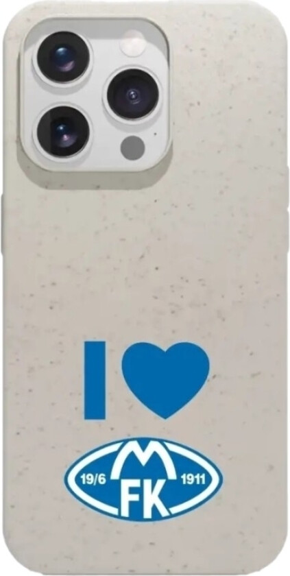 iPhone 16 Pro Molde FK komposterbart deksel, hvit